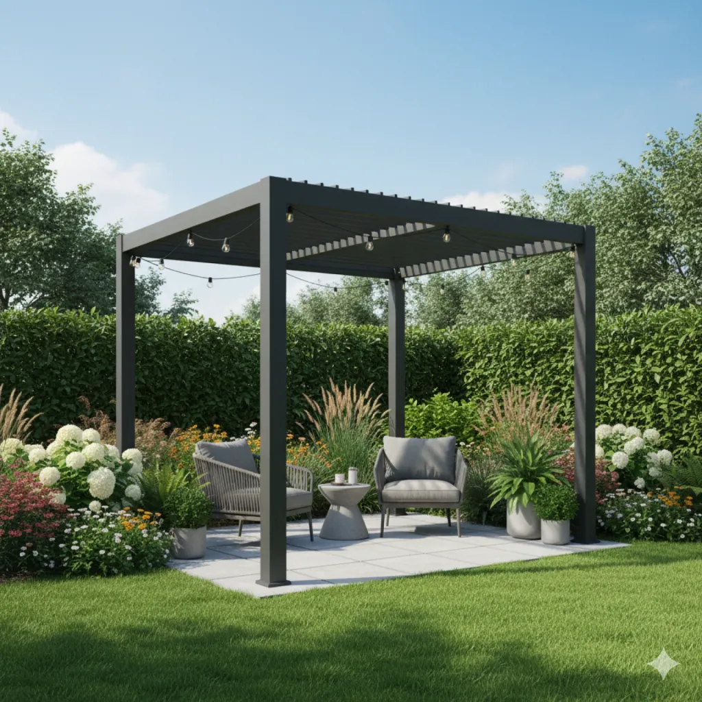 Pergola inférieur à 5m2