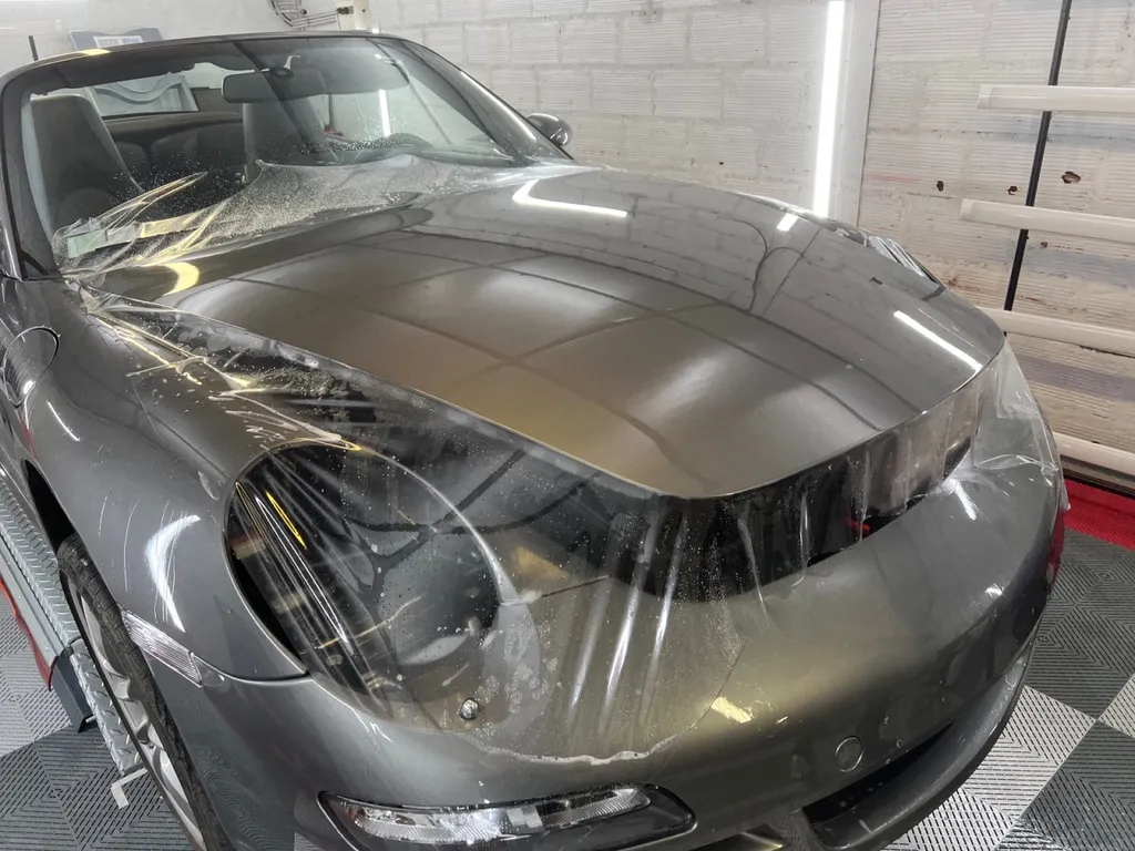Protection en PPF Skyfol Élite d’une Porsche 997, à Arnage 72