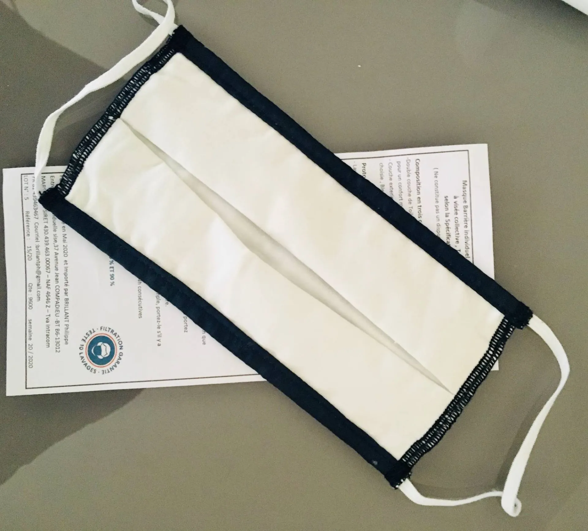 Masques réutilisables à marseille