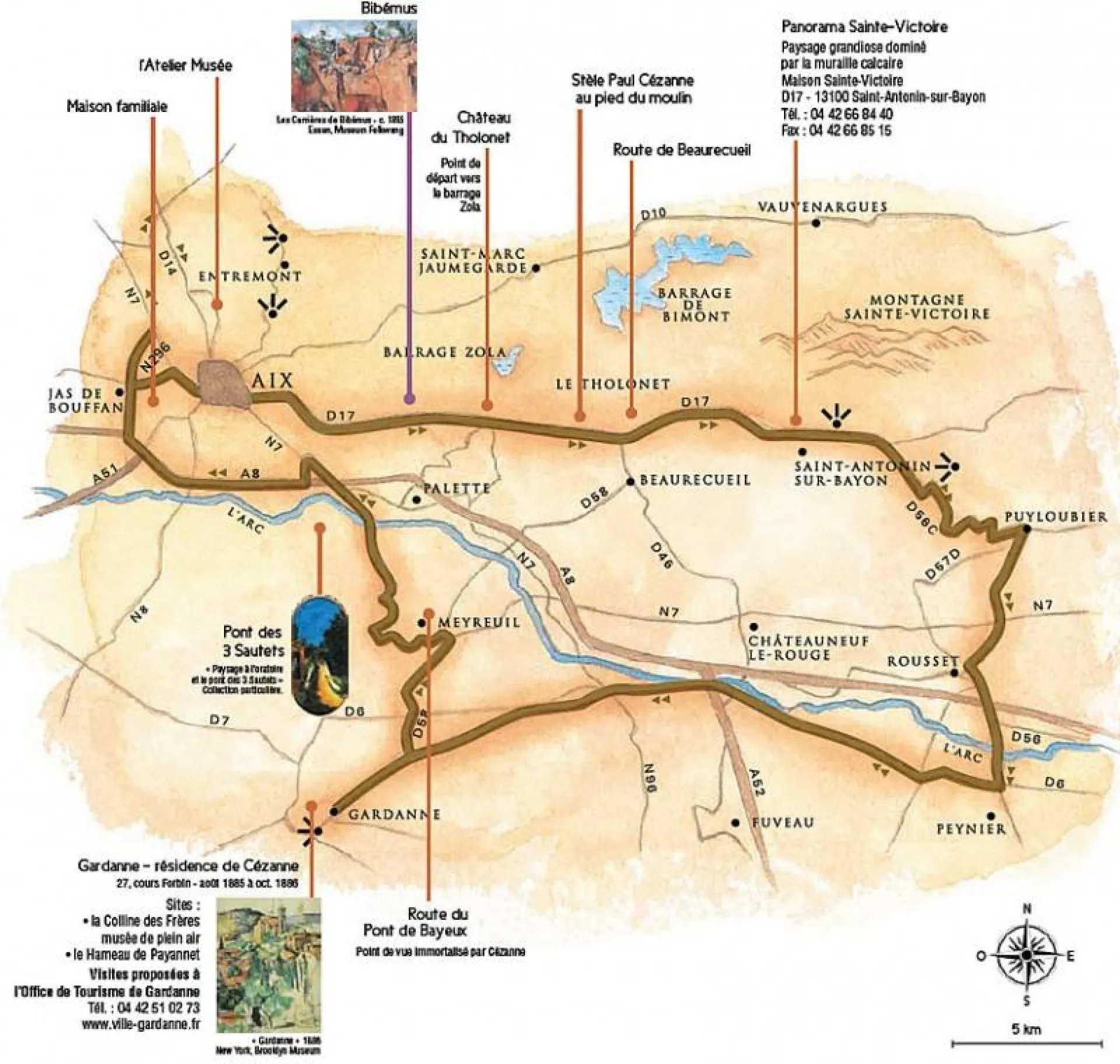 Circuits Touristique du Pays d'Aix en Provence