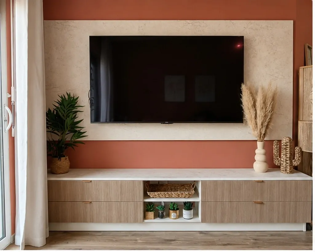 Réalisation d’un meuble TV et rangements sur mesure à Tournefeuille (31)
