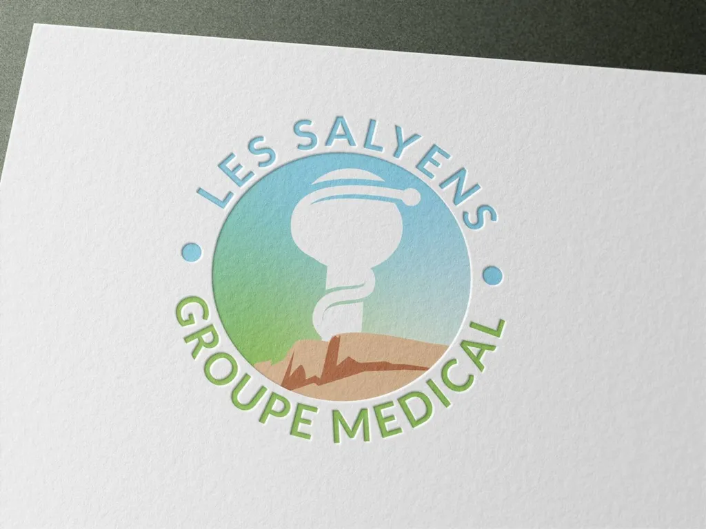 Graphiste pour création de logo pour le groupe médical Les Salyens à Vitrolles