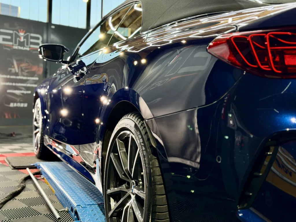 BMW 440i Cabriolet – Traitement céramique haut de gamme à Vaugneray (Ouest Lyonnais)