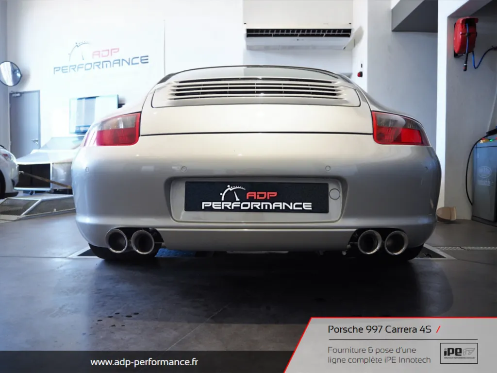 Ligne d'échappement iPE Innotech Porsche 997 Carrera 4S | Montpellier