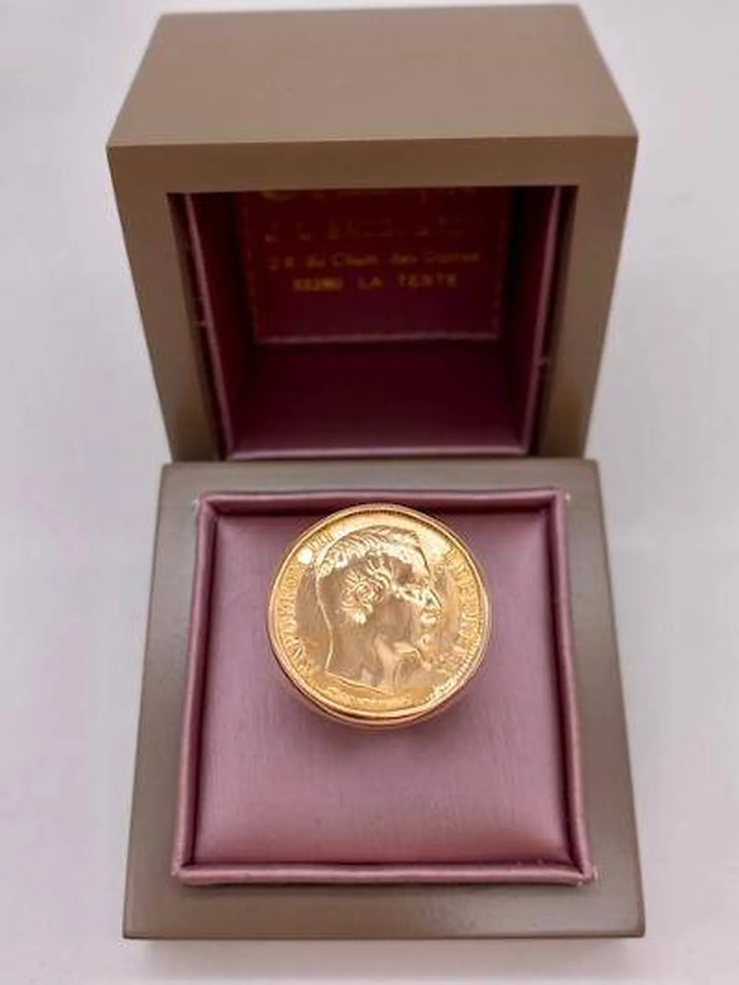 Bague porte pièce 20 Francs Napoléon III occasion Or Ligne Bordeaux Bassin d'Arcachon