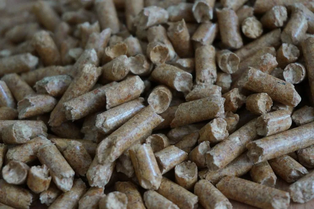 Granulés de bois utilisés comme énergie pour chaudière à pellets à Belleville-en-Beaujolais