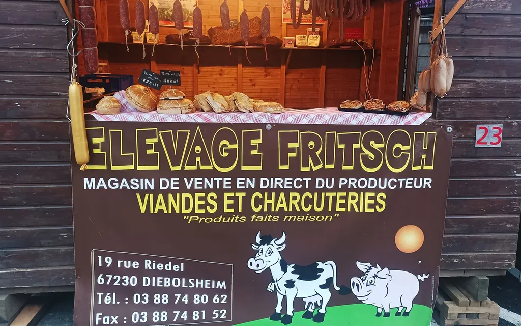 Boucherie-charcuterie, fromagerie et épicerie de produits locaux à Sélestat dans le Bas-Rhin : les saveurs de la ferme Fritsch pour vos repas