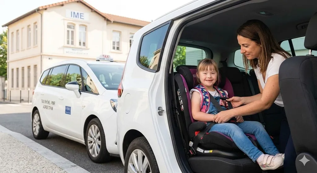 Taxi scolaire handicap Lyon