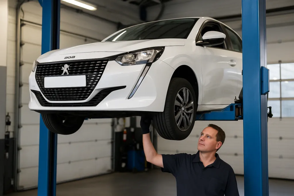 Combien coûte une vidange de boîte automatique pour une Peugeot 208 essence à Bordeaux ?