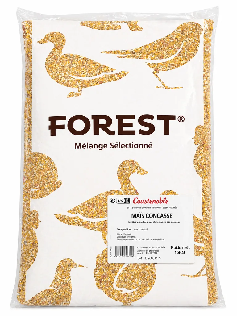 Maïs cassé pour alimentation animale – céréale de qualité pour volaille et animaux de la ferme