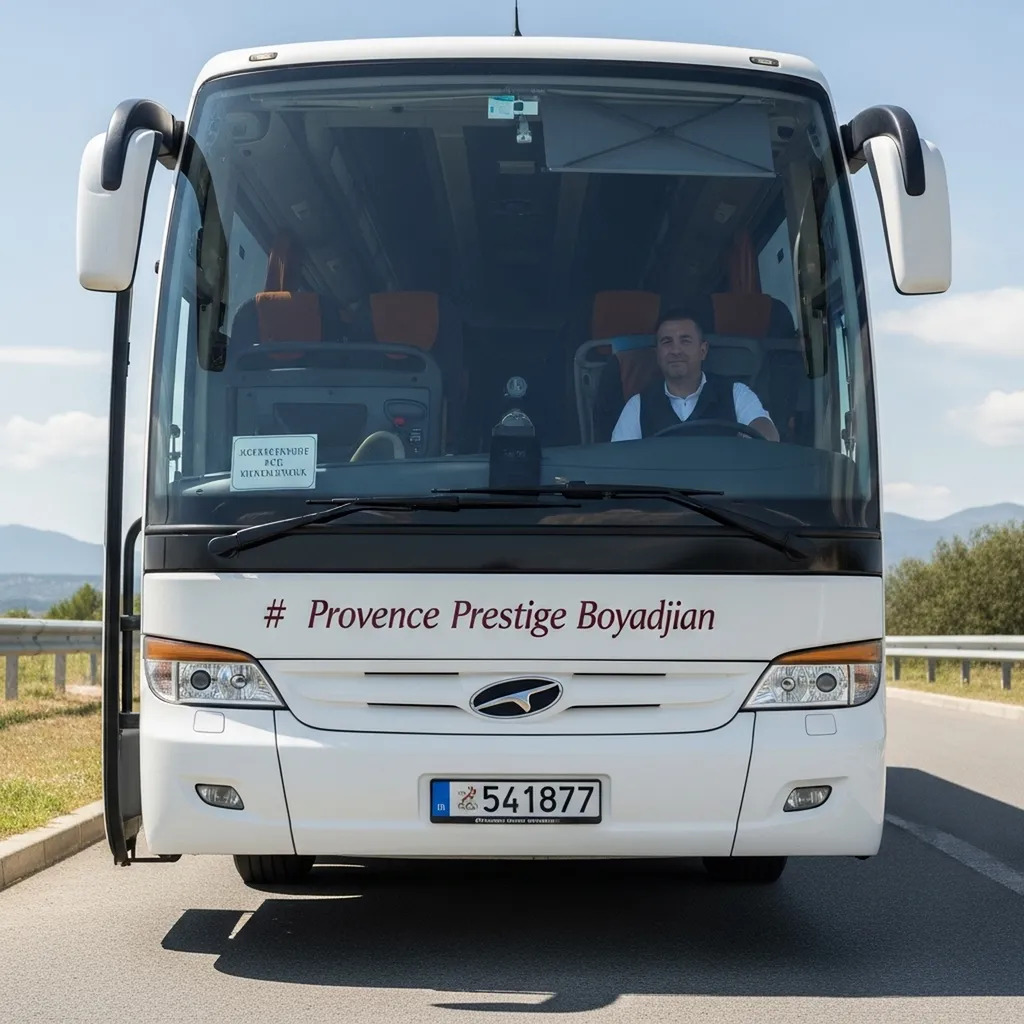 Bus privés avec chauffeur pour des déplacements sur-mesure et discret avec  Provence Prestige Boyadjian