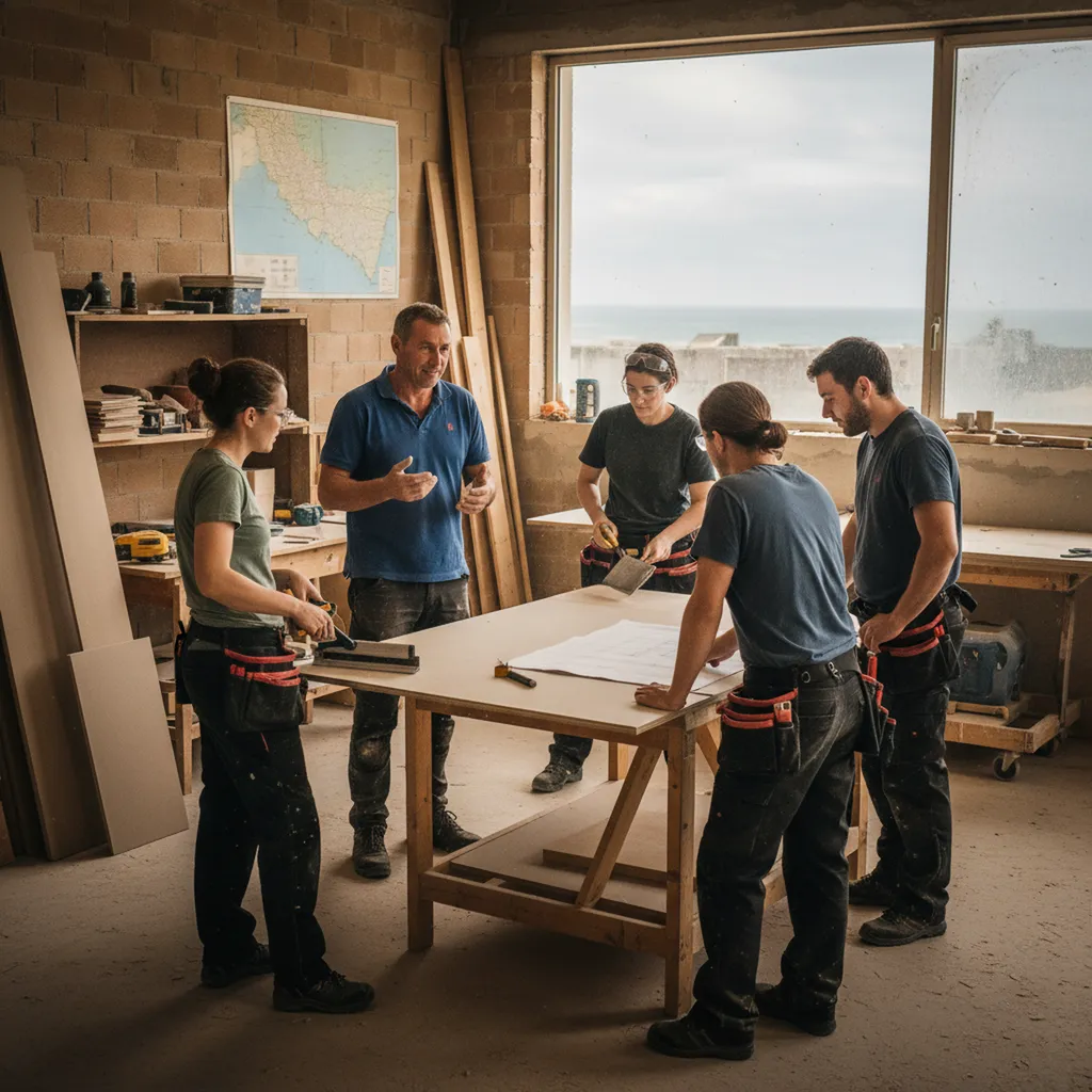 Coaching d’équipe pour menuisiers-plaquistes à Challans et ses alentours, près de Noirmoutier (Vendée) et Pornic (Loire-Atlantique) – SUCCELIA
