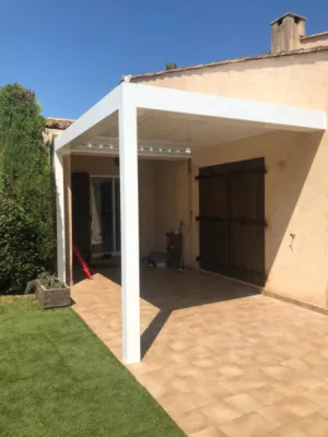Vente et installation pergola adossée Antibes