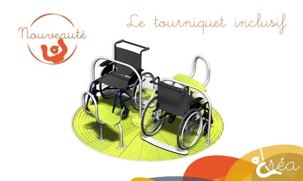 Tourniquet PMR inclusif - Pour fauteuil roulant @CREA