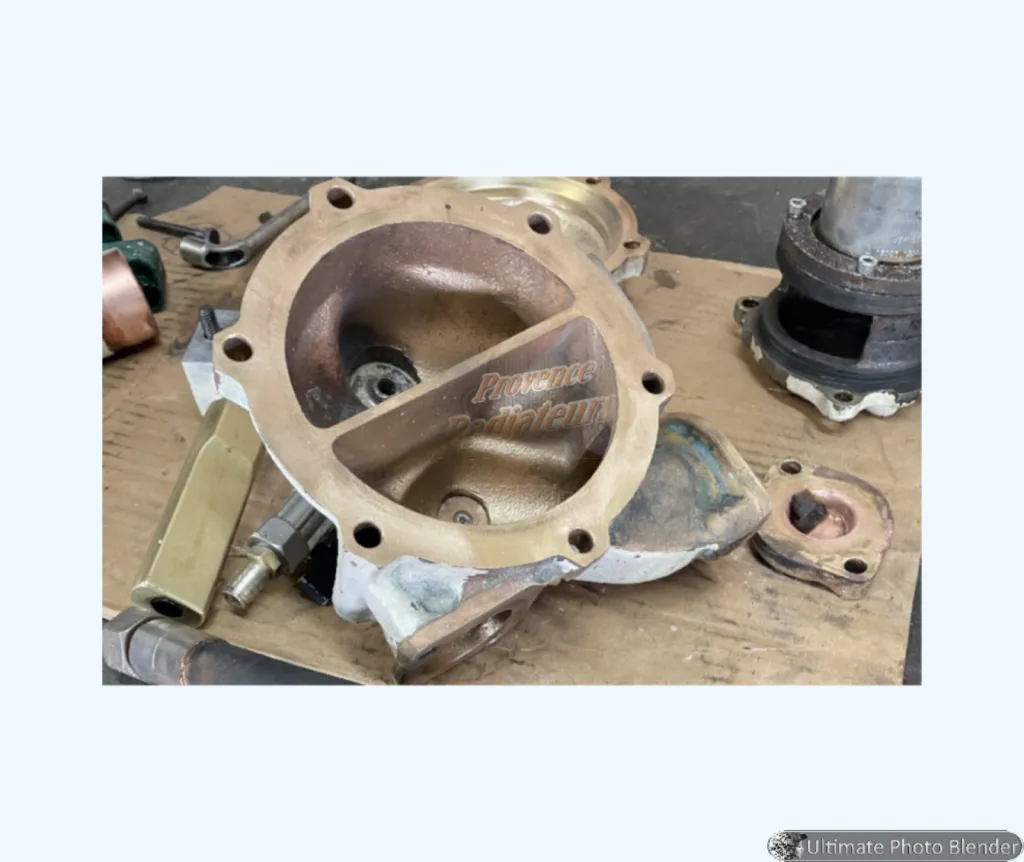 Révision et nettoyage des coupelles d'échangeur d'huile BAUDOIN à Aix-en-Provence.