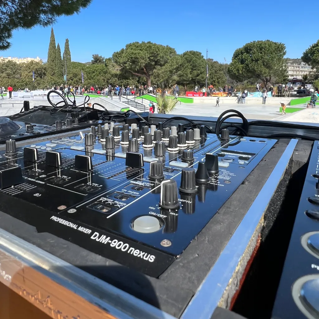 Prestation Skate Park de Hyères 83 Samba Audio Pro