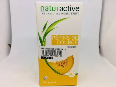 huile de pépins de courge en pharmacie 