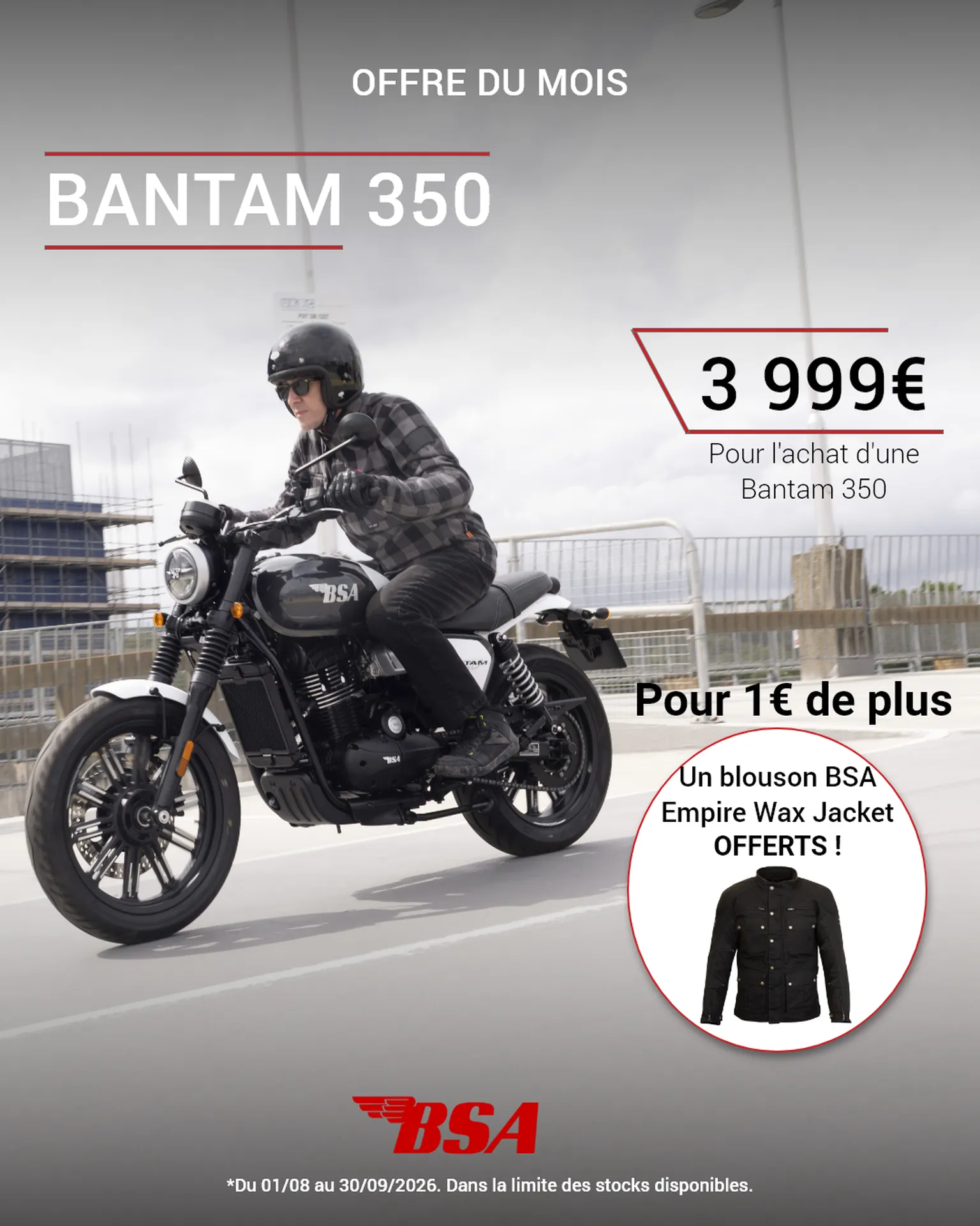 OFFRES D’ÉTÉ EXCLUSIVES BSA : C’EST LE MOMENT DE CRAQUER !