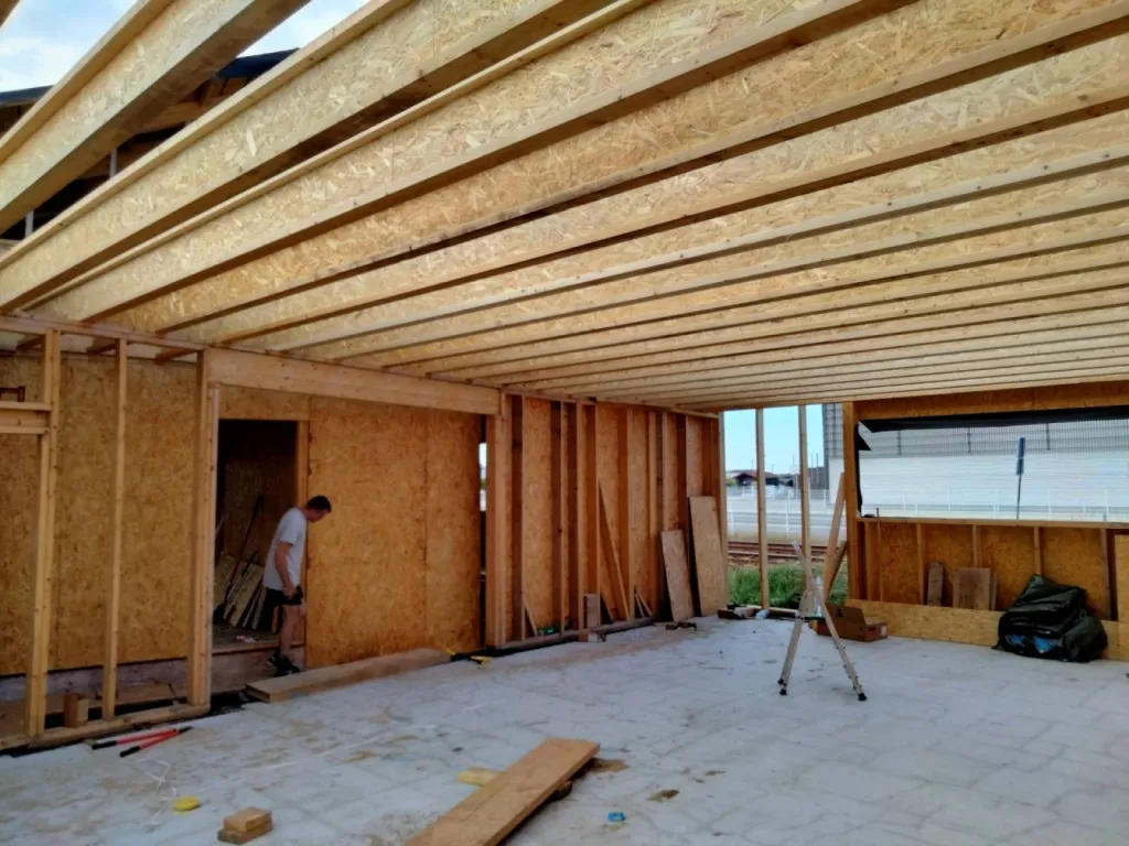 solivage du garage sur gujan mestras
