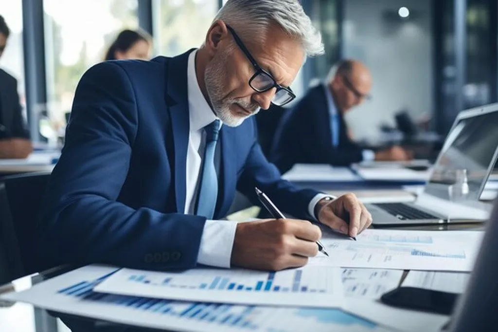 Dirigeant en rendez-vous avec un conseiller en gestion de patrimoine pour arbitrer statut social, prévoyance et rémunération à Strasbourg