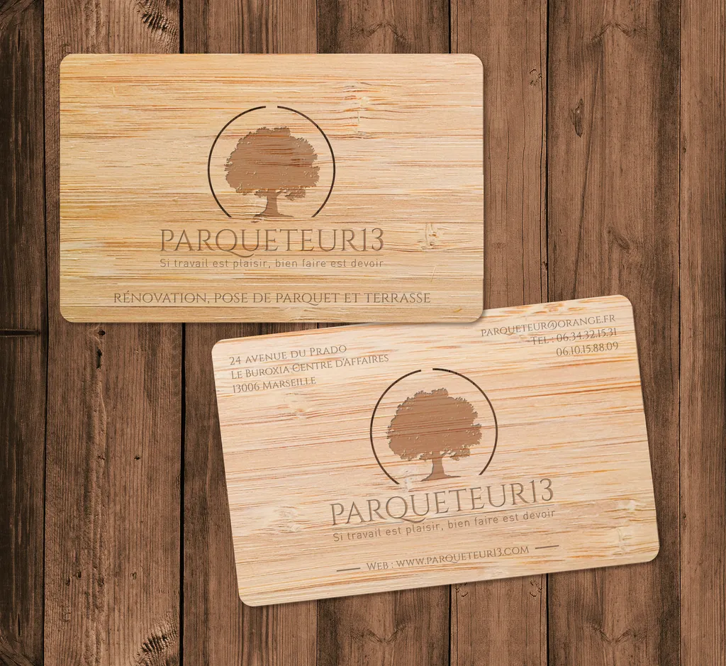Cartes de visite offertes sur Nice