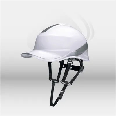 Casque de chantier DIAMOND V UP blanc DeltaPlus, coque ABS légère, molette de serrage réglable 53-63 cm, coiffe polyamide 8 points de fixation, harnais remplaçable, EPI BTP – disponible à Mont-de-Marsan, Landes (40), Nouvelle-Aquitaine et toute la France