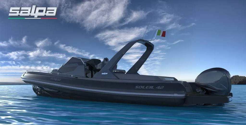 Bateau de travail pneumatique Soleil 42 Salpa à Bandol