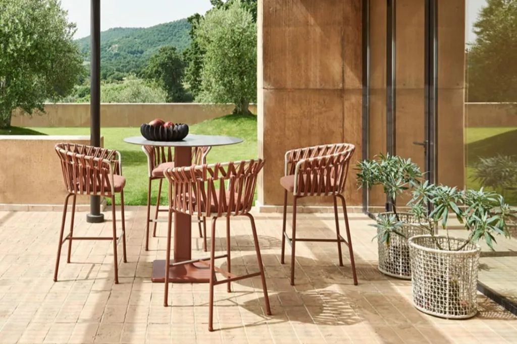 Table haute extérieure