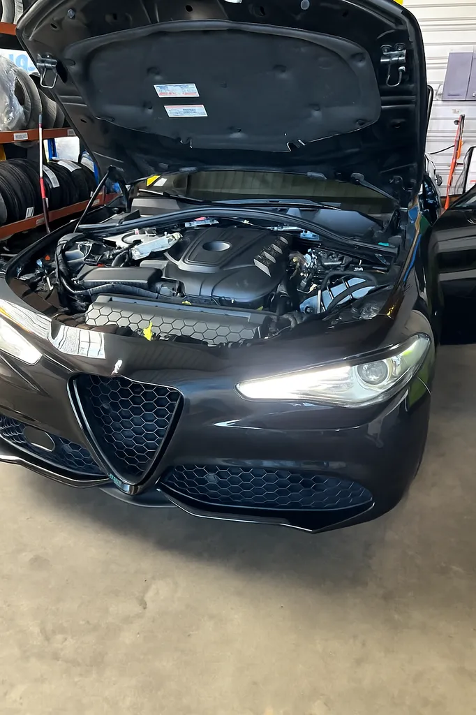 Intervention de notre garage pour la remise d'origine d'un calculateur sur un modèle Alpha Roméo pour un client de Rouen 76