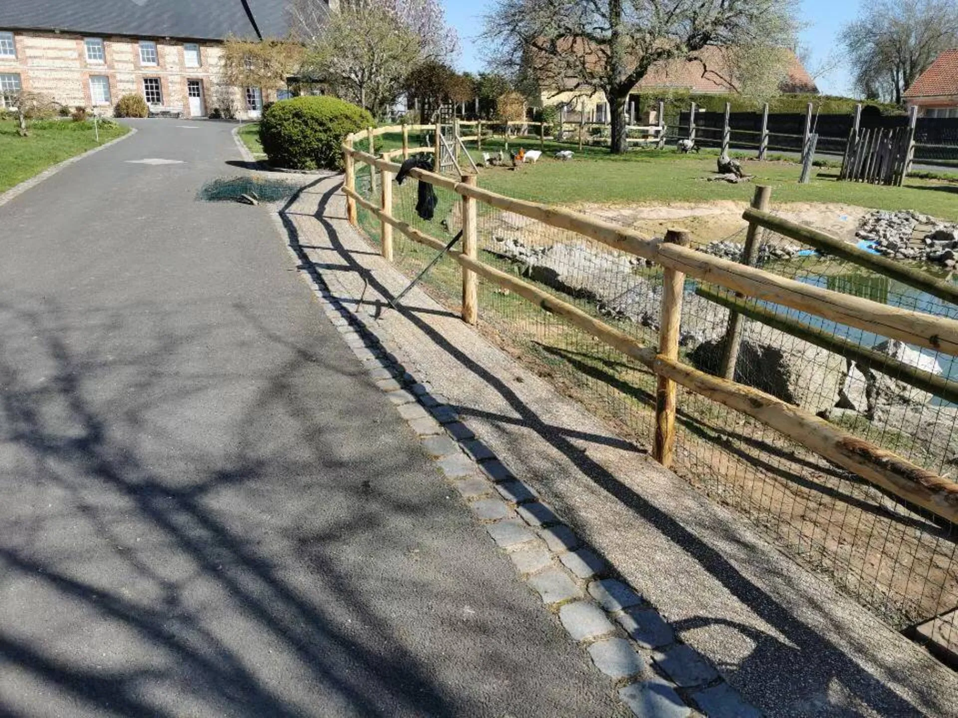 Création d'enclos pour animaux dans une propriété de Seine maritime 76