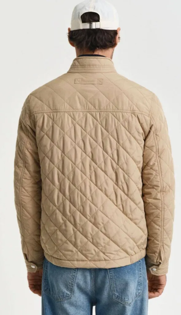 veste Windcheater matelassée GANT beige chez La Suite by Urban Chic à Dieppe 76