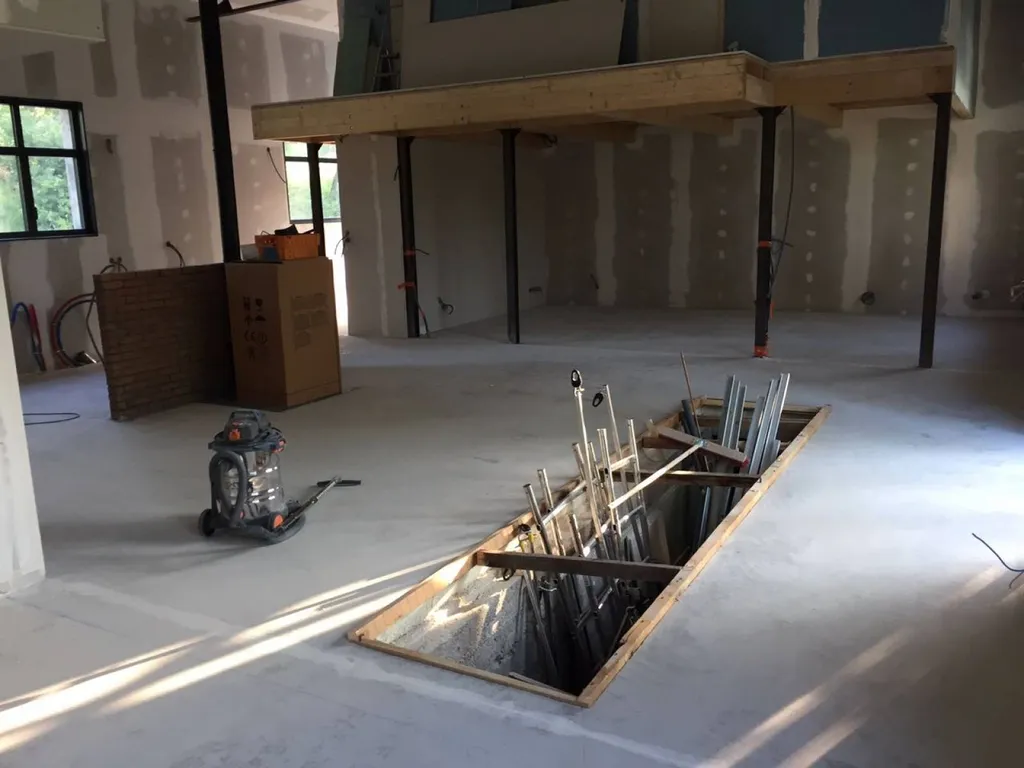 sol avant béton cire coule