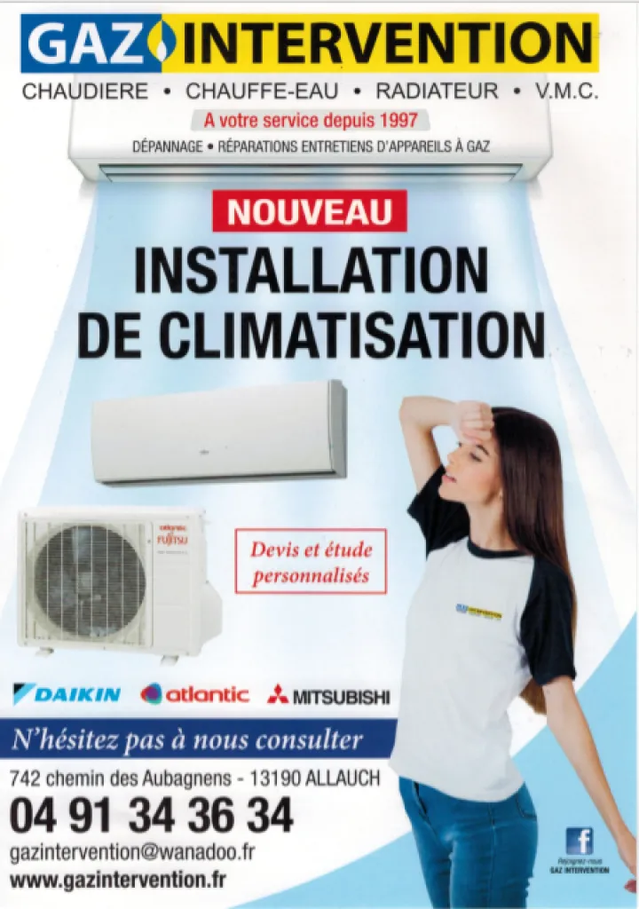 INSTALLATION / POSE DE CLIMATISATION AIX EN PROVENCE