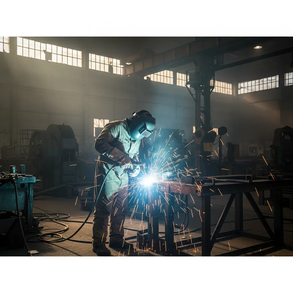 soudeur dans son atelier 