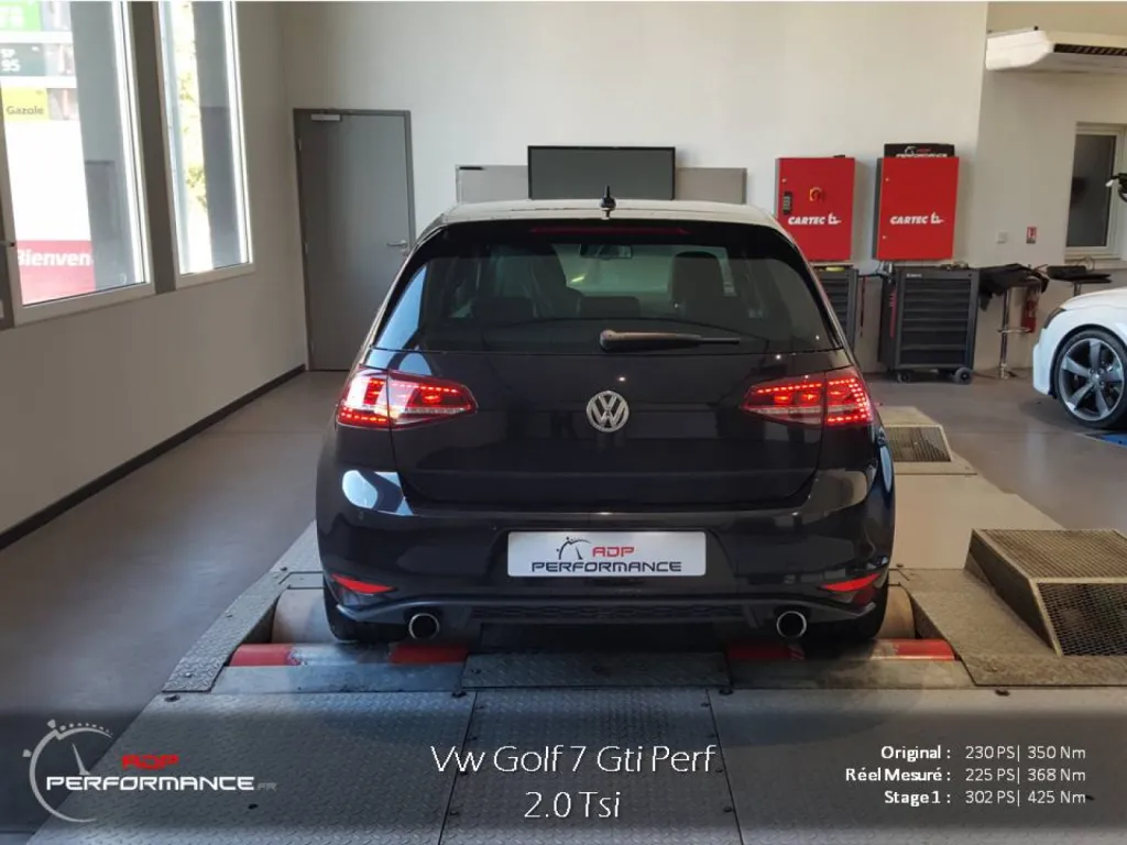 Golf 7 Gti Performance Stage 1  300 hp
