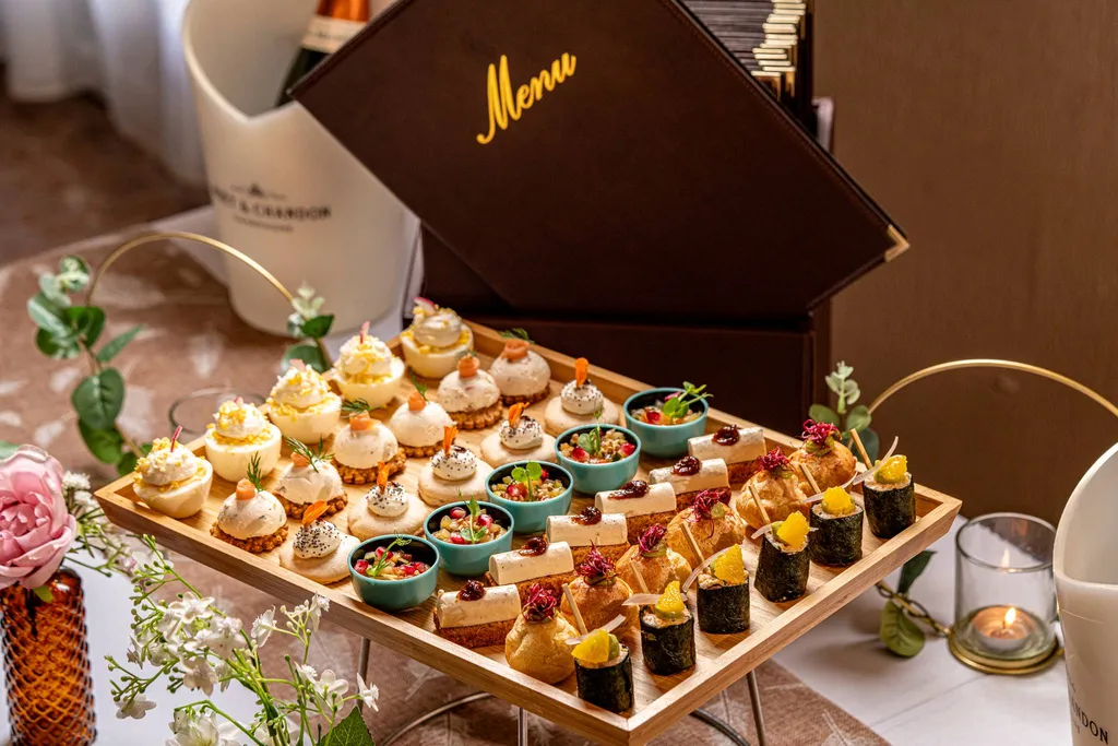 Amuses-bouches raffinées et gastronomiques pour cocktail dinatoire proche Le Neubourg