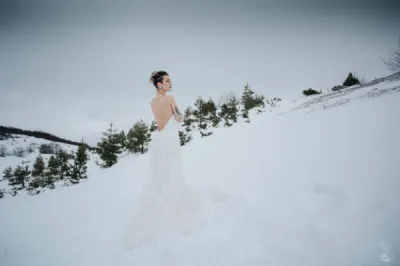 Ambiance mariage d'hiver à Bordeaux
