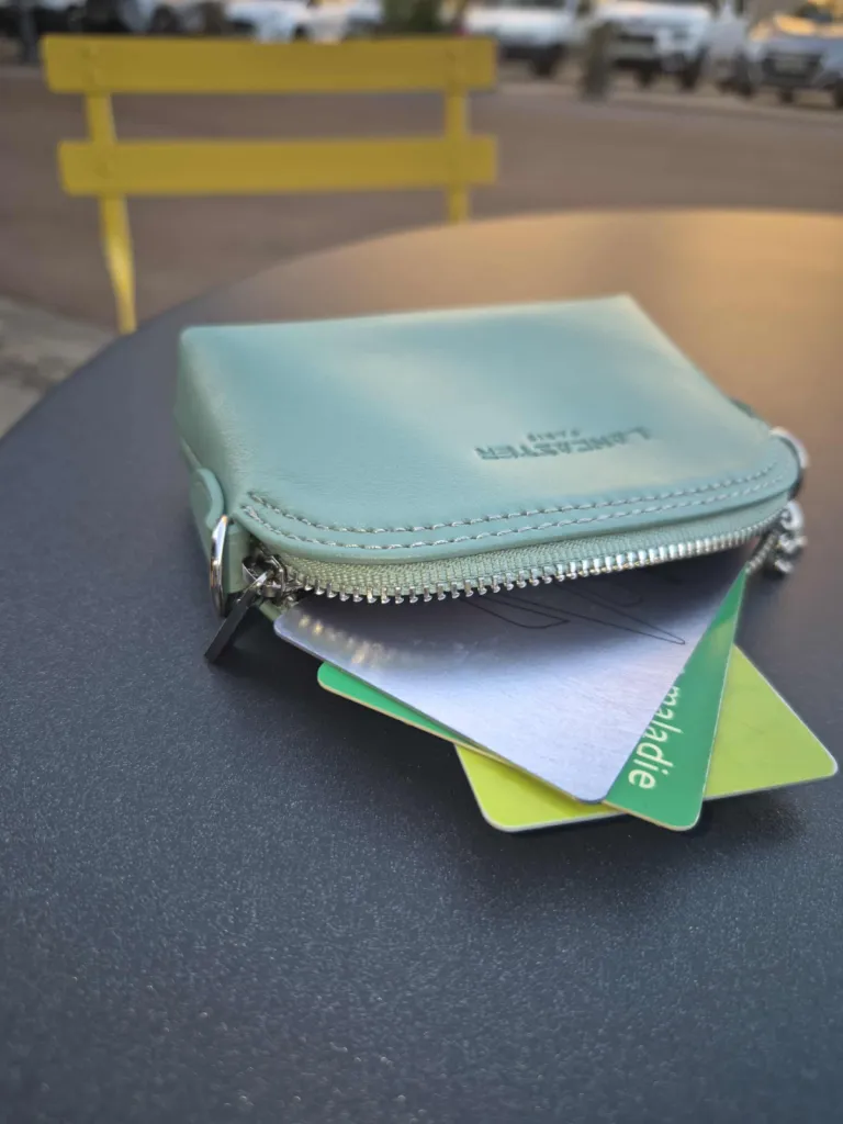 Porte-monnaie/cartes Lancaster en cuir disponible chez Evasion Eu