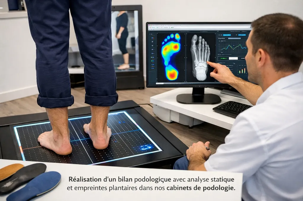 L'analyse statique une nouvelle technologie de pointe pour les semelles orthopédiques au Havre, Rouen, Les Essarts