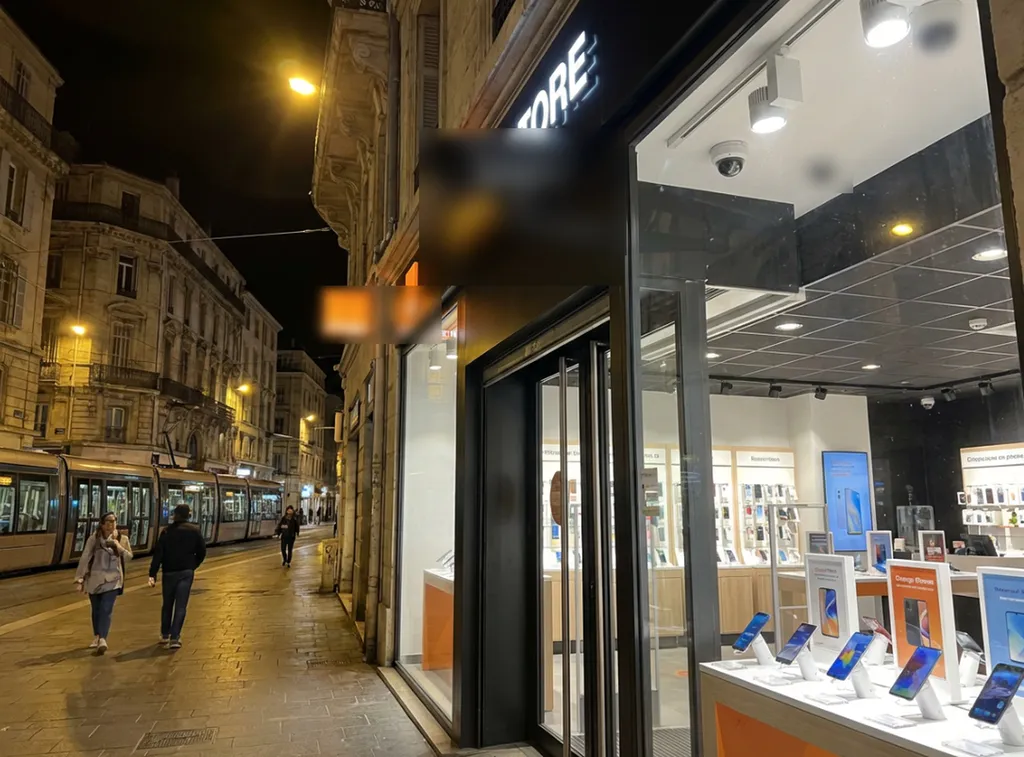 Système de vidéoprotection pour magasin de téléphonie mobile à Marseille