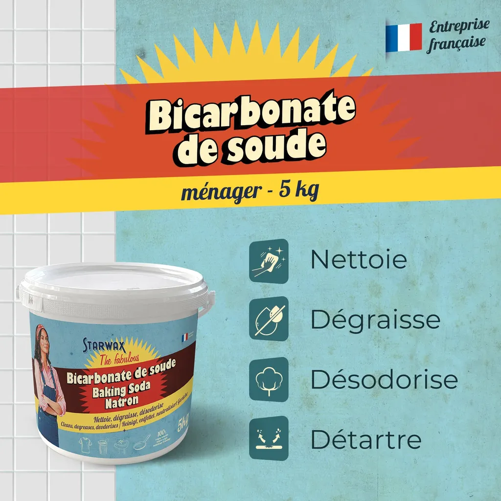 STARWAX FABULOUS : Nettoie et dégraisse sols, éviers, carrelages et sanitaires, Détache et récure poêles, plats, ustensiles, Neutralise odeurs, Multi-usages à Toulouse Haute Garonne