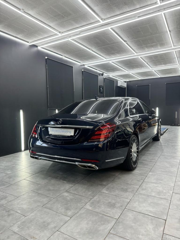 Mercedes Benz Classe S Maybach | Polissage et traitement céramique Carosserie à Mandelieu la Napoule.