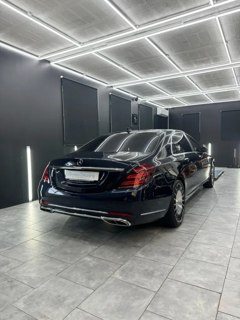 Mercedes Benz Classe S Maybach | Polissage et traitement céramique Carosserie à Mandelieu la Napoule.