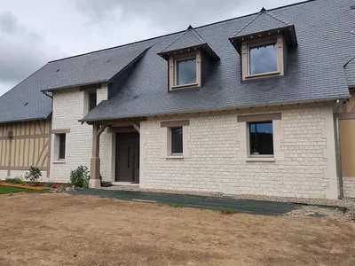 Honnet constructeur spécialiste des maisons normandes à colombages et pierres en Seine Maritime 76 proche Rouen 