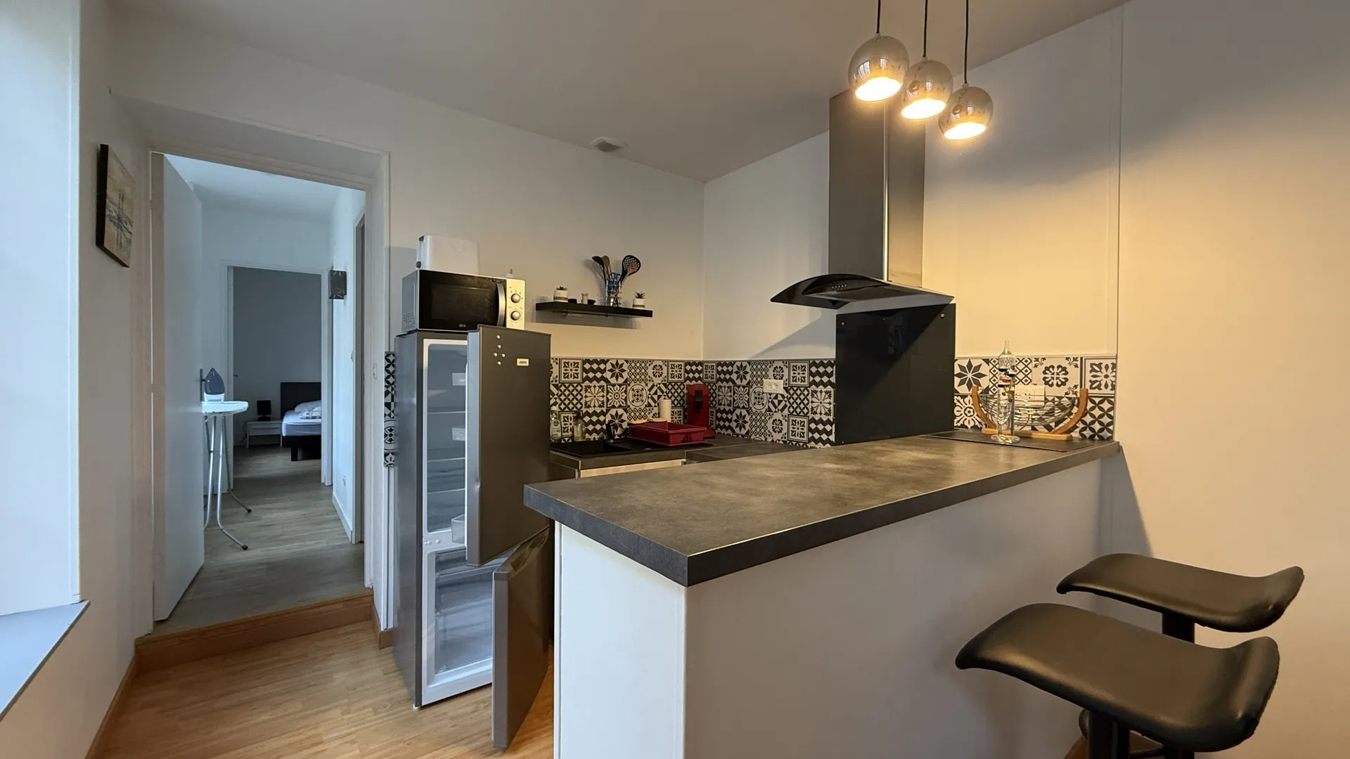 Il convient parfaitement pour un pied-à-terre à vendre en centre-ville de Dieppe, proche de la mer.