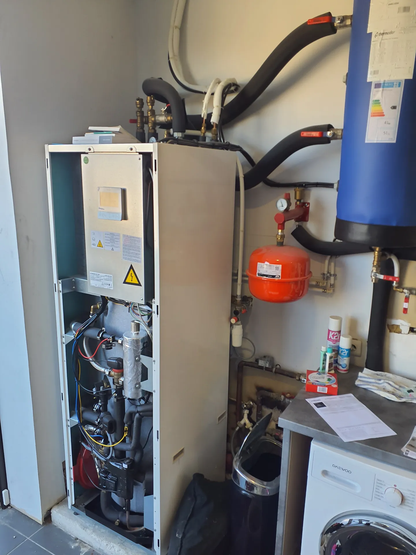 dépannage effectué sur un module hydraulique HITACHI ecs inclus 