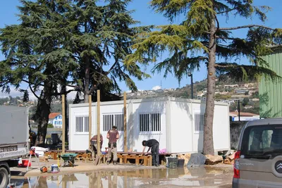 Création du platelage bois à Nice