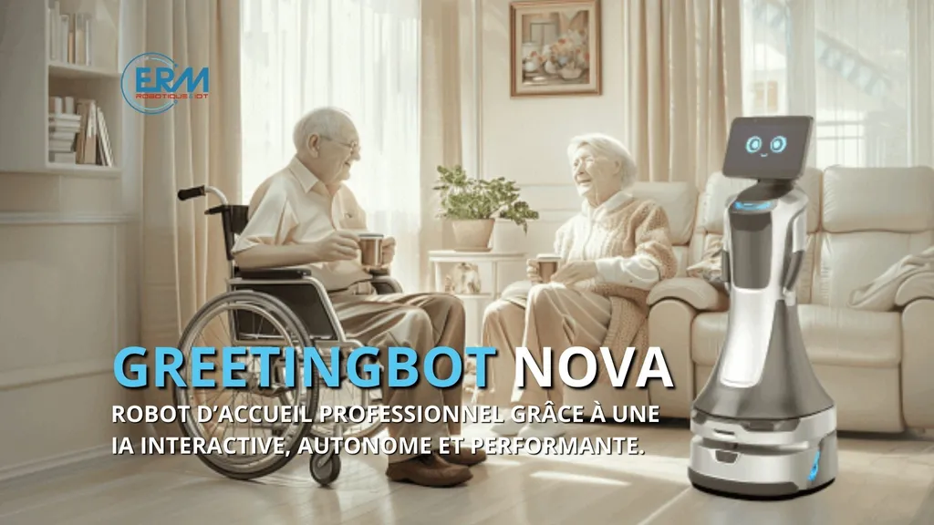 GreetingBot Nova, développé par OrionStar réinvente l’accueil professionnel grâce à une intelligence artificielle interactive, autonome et performante.