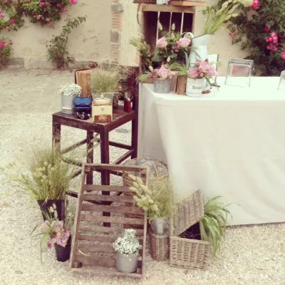 Une agence de wedding planner pour une organisation de mariage et cérémonie en plein air dans un manoir dans l'Essonne