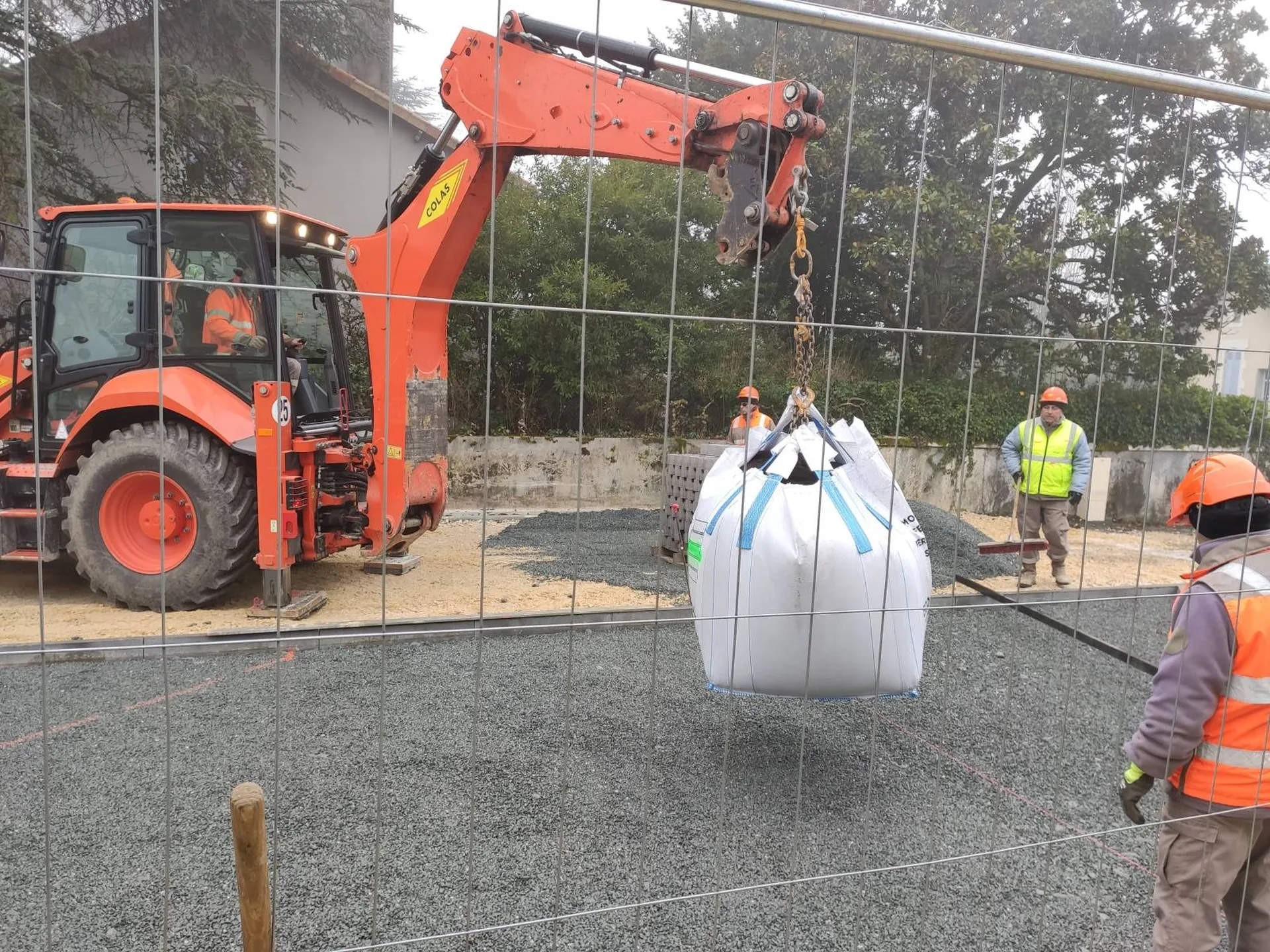 Maitre d'œuvre études dalles perméables parking VRD